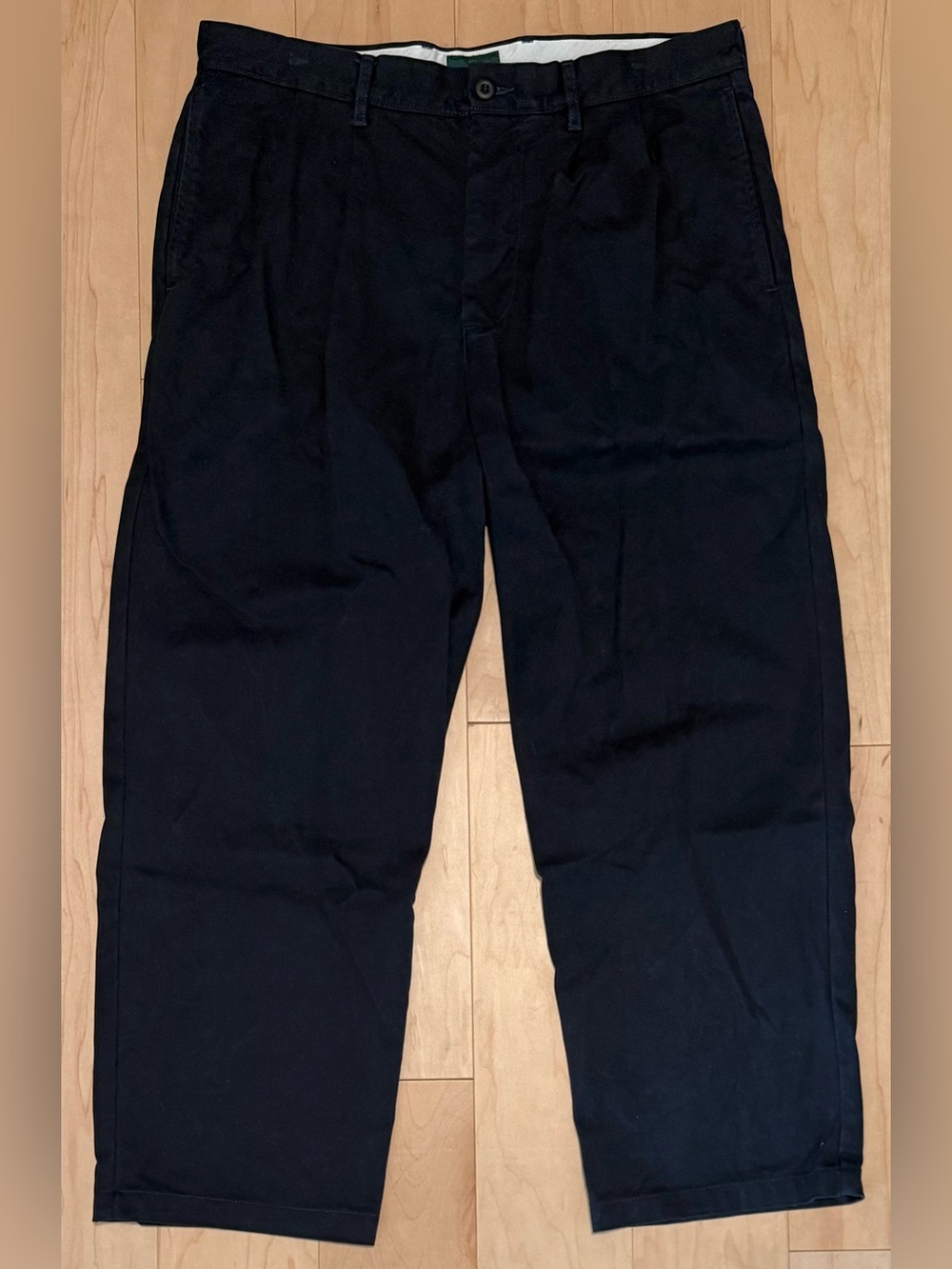 J. Crew Classic Pleated Heavyweight Chino Pants Blue Men’s 32x30 (Fit 34x25.5)